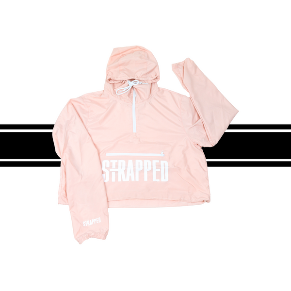 “Strapped” Cropped Windbreaker